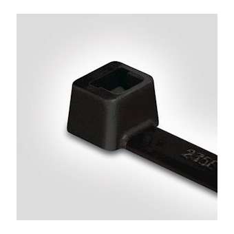 Collier 380x7.6 mm en PA66 Noir - T120R|HellermannTyton-HNE11112100