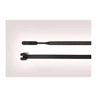 Collier 105x2.6 mm en PA66 noir - Q18R|HellermannTyton-HNE10900030