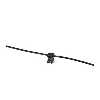 Lanière de fixation pour bord de tôle 200 x 4.6 mm en PA66W noir - T50REC4A|HellermannTyton-HNE15600570