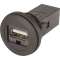 har-port USB 2.0 A-A, PFT black|Harting-HRG09454521903