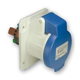 PratiKa - socle de prise industrielle droite 32 A - 2P+T - 200-250 V CA - IP44|Schneider Electric-SCHPKY32G423