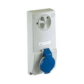 PratiKa - prise verrouillable - 32 A 3P+T - 200-250 V CA IP44 - sur panneau|Schneider Electric-SCH82043