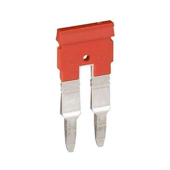 Peigne pour 2 blocs de jonction à vis ou ressort Viking3 pas 8mm - rouge|Legrand-LEG037508