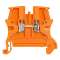 Bloc jonc Viking3 à vis - 1 jonction/1 entrée/1 sortie - orange - pas 5|Legrand-LEG037120