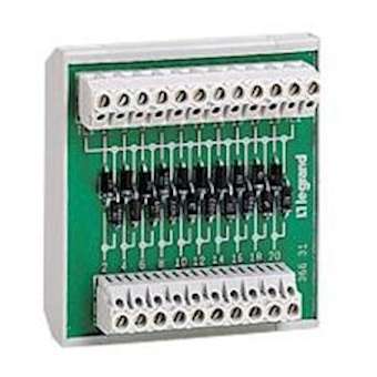 Module test lampes centralisation défaut - 10 sorties -fixation rail sym ou asym|Legrand-LEG036629