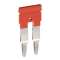 Peigne pour 2 blocs de jonction à vis ou ressort Viking3 pas 6mm - rouge|Legrand-LEG037505