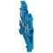 Bloc jonc Viking3 à vis - 1 jonc/2 entrées/2 sorties - bleu - pas 6|Legrand-LEG037109