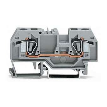 Borne de passage 2C / 6 mm² / CFMC / Gris|Wago contact-WAG282-901