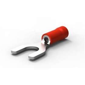 PIDGU 1,5-3/6-Cosse préisolée renforcée fourche-Rouge-0,25-1,6mm²-Born:3mm-L:6mm|TE Connectivity ( Ex Tyco Simel )-TYS020557