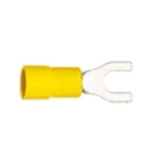 Cosse préisolée fourche jaune (4 à 6 mm²) - Diam. 5 mm|Cembre-CMBGF-U5