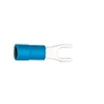 Cosse préisolée fourche bleue (1,5 à 2,5 mm²) - Diam. 4 mm|Cembre-CMBBF-U4
