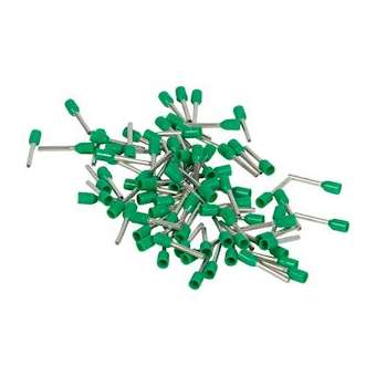 Embouts de câblage à collerette iso Starfix - conducteurs section 0,34mm² - vert|Legrand-LEG037760