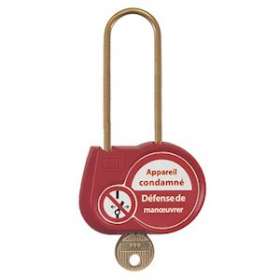 cadenas blanc 70mm clé identique 111|Catu-CATAL-230-S-B-111