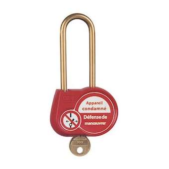 cadenas de condamnation 50mm clé identique 666|Catu-CATAL-230-666