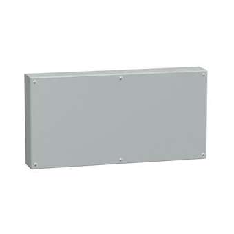 Spacial SBM - boite acier 400x80x120mm - couvercle plein|Schneider Electric-SCHNSYSBM408012