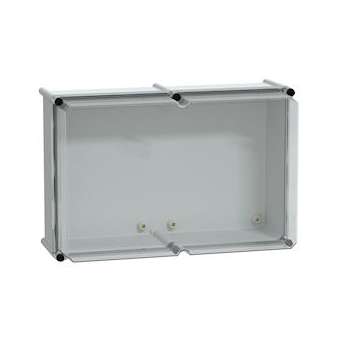 Thalassa PLS - Boite avec couvercle transparent 36x54x23 Ral 7035|Schneider Electric-SCHNSYPLS3654AG