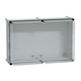 Thalassa PLS - Boite avec couvercle transparent 36x54x23 Ral 7035|Schneider Electric-SCHNSYPLS3654AG