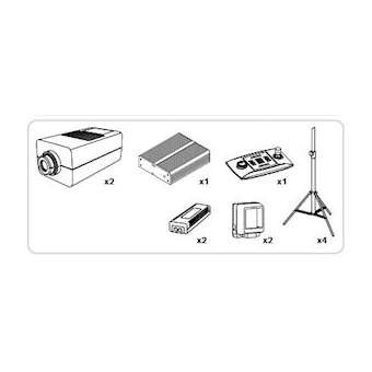 2caméras thermiques, VIDEOJET decoder, clavier USB, 2dispositifs de référence|Bosch video-PHVNKI-9000-F19QS2