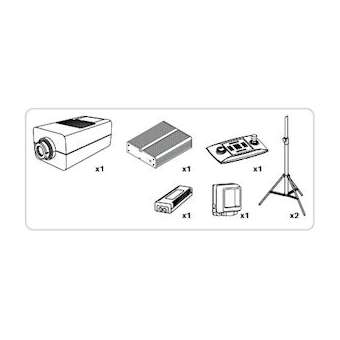 Caméra thermique, VIDEOJET decoder, clavier USB, dispositif de référence de temp|Bosch video-PHVNKI-9000-F19QS1