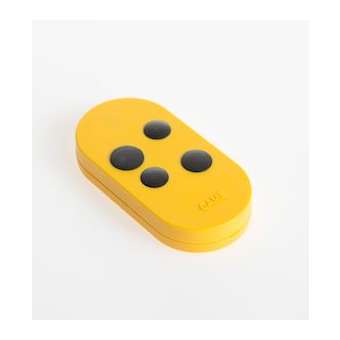 Transmetteur 4 canaux double fréquence code fixe jaune|Came france-KAM806TS-0103