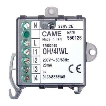 Module 4 entrées numérique radio|Came france-KAM67600460