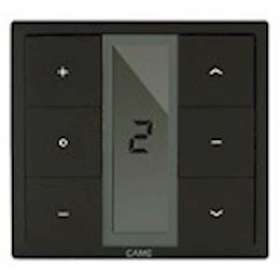 Emetteur mural 433,92MHz 15 canaux noir|Came france-KAM001YE0151