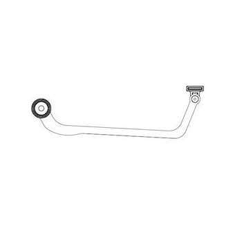 Bras de transmission courbé gauche|Came france-KAM001VLR07SX