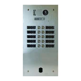 Plaque Video Alu 2R 10 Bp 2 Voice|Urmet france-URMV83-210