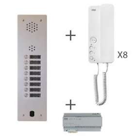 Kit Audio 1R 8Bp 2 Voice Programme|Urmet france-URMKA83-108
