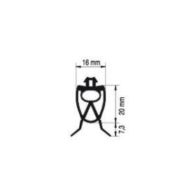 Profil caoutchouc resistif 50m|Somfy-SYF9013451