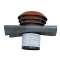 Ent/sort air toiture rouge diam 125mm