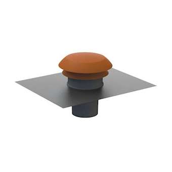 Cpr 160 a - rejet d'air sortie toiture gris diamètre 160|Atlantic RECS-ATL422963