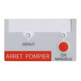 Ensemble arrêt pompier par BP pour CMSI adressable XL3|Ura-URA329055