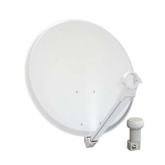 Kit parabole 80 cm acier + LNB emballage individuel|Fracarro-PORP80APK