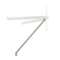 Bras de force pour fixation murale 800890 et 800892 - Zinc bleu
