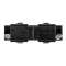 SHOPLINE mini connecteur rail 3 allumages noir IP20|Sg lighting-NOL314428