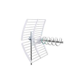 Antenne UHF ELIKA 700 canaux 21-48 active + pointeur + alim. emb.indiv. G 47dB|Fracarro-PORELIKAPRO700K