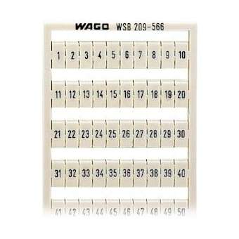 Marquage WSB Horizontal 1 à 50 (2x)|Wago contact-WAG209-566