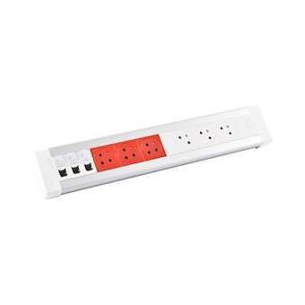 Bloc bureau 3x2P+T + 3x2P+T détrompage + 3xRJ45 à câbler|Legrand-LEG054607