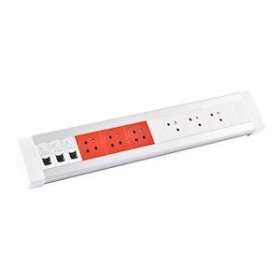 Bloc bureau 3x2P+T + 3x2P+T détrompage + 3xRJ45 à câbler|Legrand-LEG054607