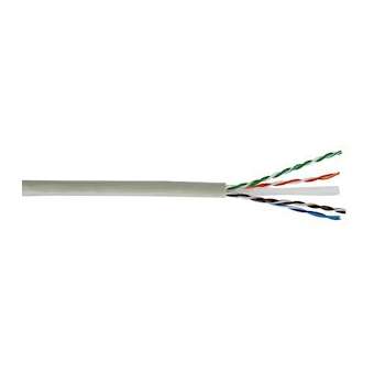 Câble CAT6 4 paires AWG23 U/UTP PVC Eca, Gris (touret de 500 m)|Gigamedia-GGMC6U4PPVCT5