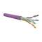 Câble CAT6 4 paires AWG24 E-Slim U/UTP LSOH Dca, Violet (boîte de 305 m)
