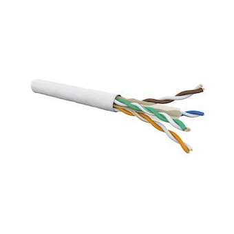 CABLE CAT6 4P AWG24 E-SLIM U/UTP Dca BLANC 305MRIB|Gigamedia-GGMC6UHR4WTU3