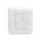 Interrupteur filaire double connecté Mosaic with Netatmo 2X250W - blanc|Legrand-LEG077702L