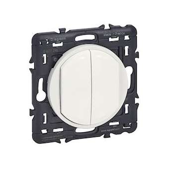 Commande double sans fil sans pile d'éclairage Céliane with Netatmo - blanc|Legrand-LEG067724L