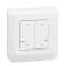 Commande sans fil 4 scénarios connectée Mosaic with Netatmo - blanc
