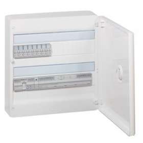 Prêt à poser coffret multimédia Optimum auto Gigabit Drivia 18 - TV sur RJ|Legrand-LEG418264