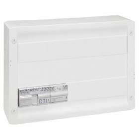 Coffret Basique Double Play Drivia 18 - 4xRJ45 STP + répartiteur TV 2 sorties|Legrand-LEG418250