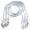 Lot de 5 cordons plats RJ45 FTP Lg 0,5 m|Michaud-MIHQ166