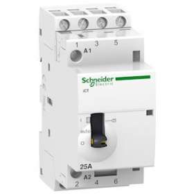 Acti9, iCT contacteur à commande manuelle 25A 4NO 24VCA 50Hz|Schneider Electric-SCHA9C21134